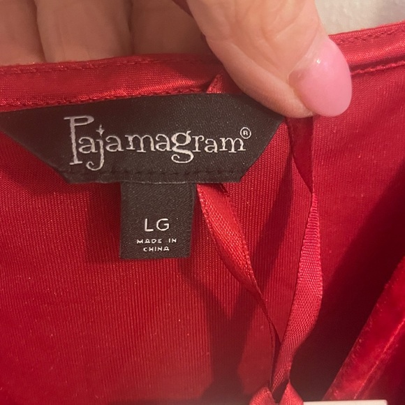LG Rich Red Velvet Camisole Top - Picture 2 of 4